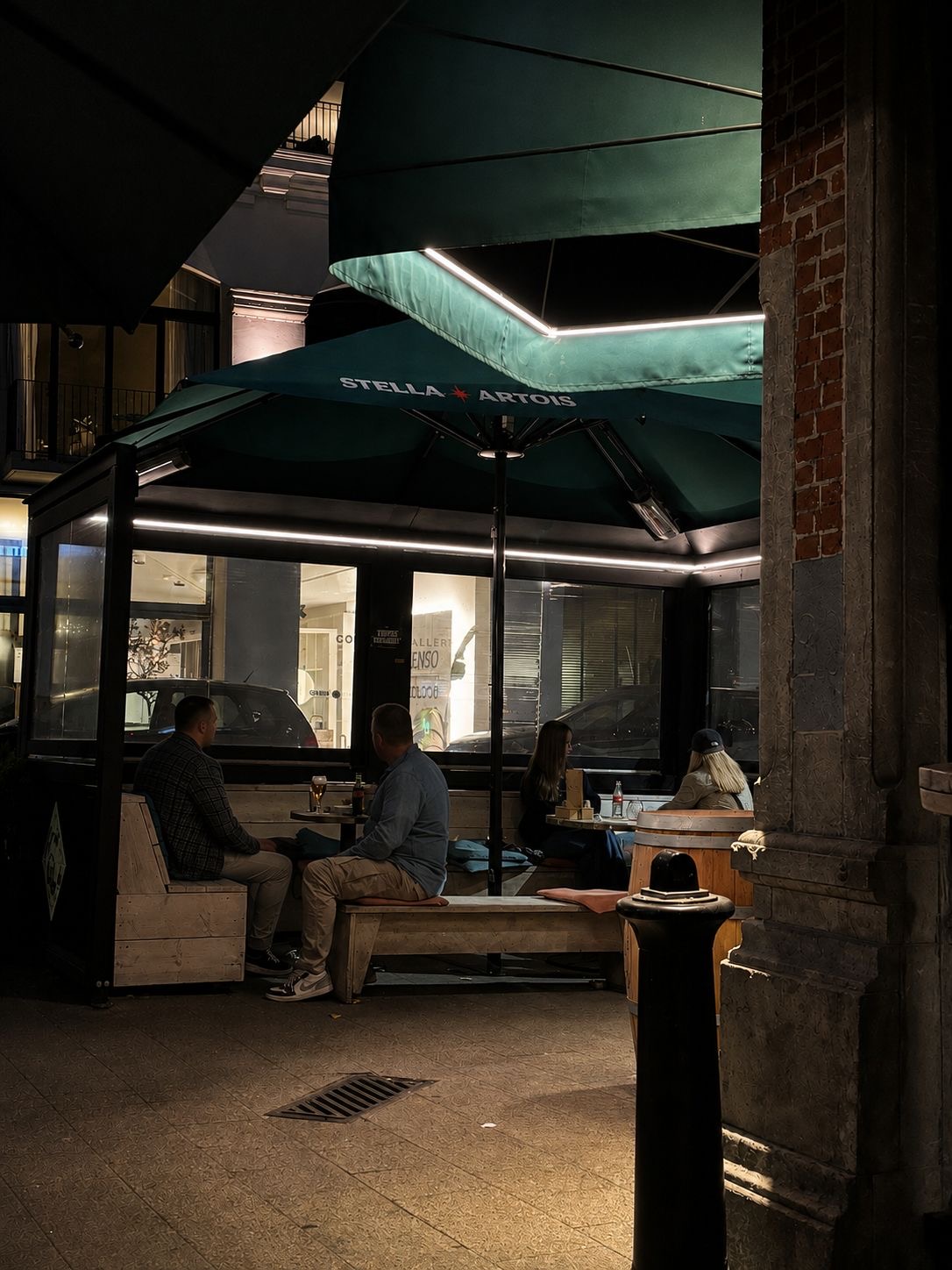 LED-profielen voor verlichting horecaterras