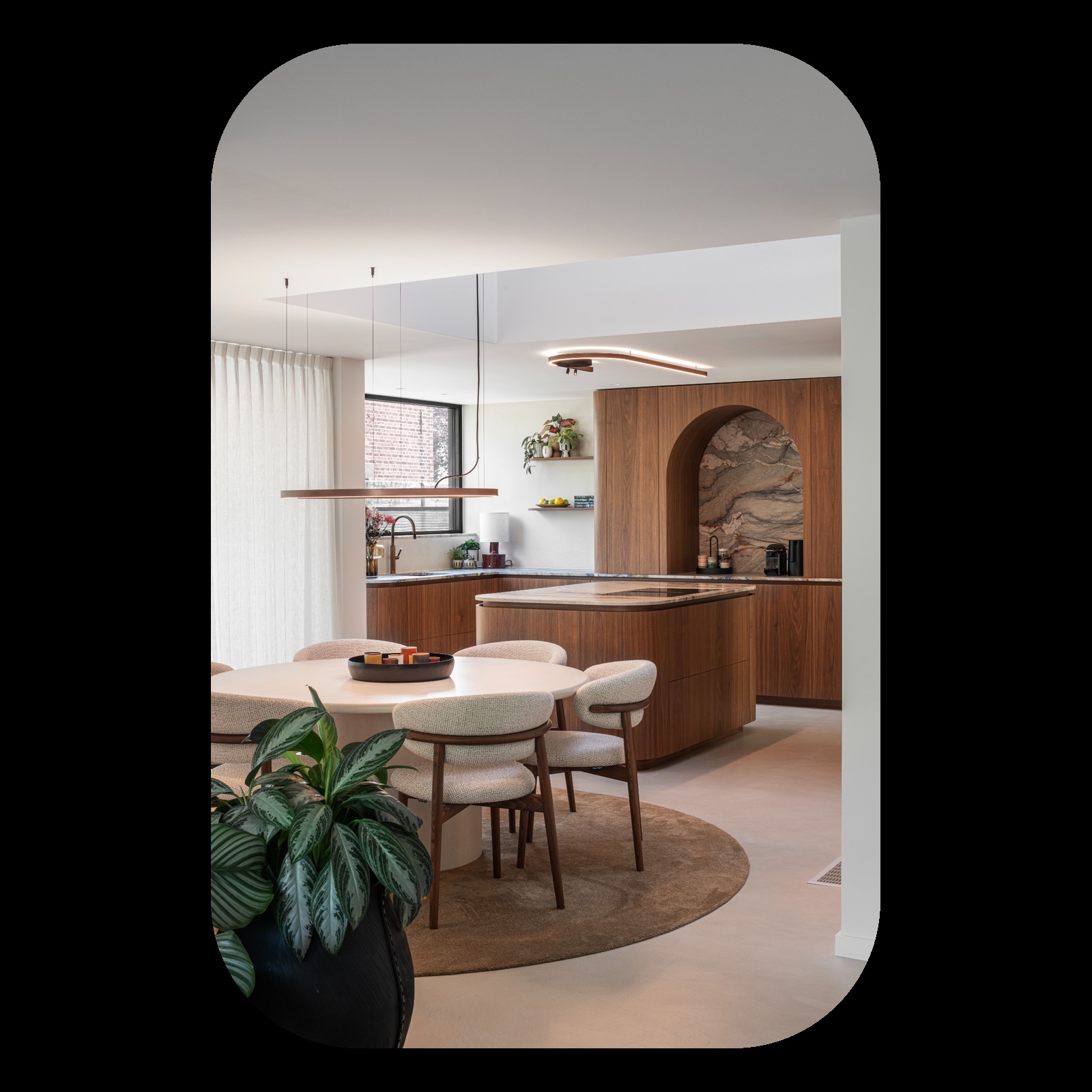 Designverlichting in de showroom van Reigel Lighting